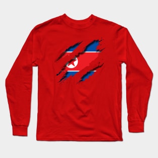 North Korea Shredding Long Sleeve T-Shirt